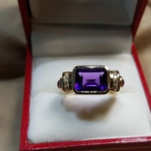 14kt Amethyst Ring